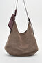 Women's Shoulder Bag Stone-Brown Sly525 - 2