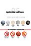 Knife Rack Wall Mounted Knife Block, Separate Magnetic Knife Holder, No Drilling Required Kitchen Su - 7