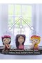 Cute Girls Painting Set, 7 Large Objects, 12 Colors of Paint, 2 Different Tipped Brushes - 2