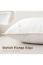 Pack of 2, Decorative Linen Soild Throw Pillow Covers Soft Accent Cushion Case Boho Farmh - 3