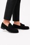 Unisex Black Tasseled Corcik Loafer Shoes Laceless Classic Daily Stylish Shoes - 5