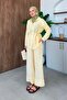 Bağdat Biyeli Linen Suit Yellow - 3
