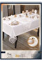 Taç Linen Cream-Cream 160 × 260 cm Table Set with Supla - 5