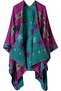 Women's Shawls Wraps Winter Reversible Oversized Blanket Open Front Poncho Cape Oversized Cardigan S
