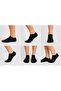 Socks 24-Pack Women's Black and White Bootie Socks - 2