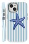 iPhone 14 Plus Sea Star Double Layer Full Covering Printing Glossy Protect Phone Case