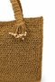 Natural Bohemian Tassel Detailed Square Wicker Bag 39X47 Cm, Bamboo, Rattan, Jute, Basket, Nordic, Modern - 2