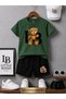 Summer Shorts T-Shirt Unisex (lb Bear)