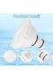 Pool Adapter - Skimmer Hose Connector - Pool Cleaning - High-Efficiency Suction - 3.8 cm and 3.2 cm - White - 5