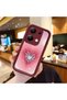 Redmi Note 13 Pro 4g Compatible Pink Gradient Heart Spider Web Pattern Silicone Case - 2