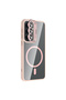 Galaxy A57 Case with Camera Stand, Magsafe Supported, Transparent Back, Silicone - 2