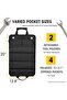 Tool Bag Organizer, 6 Pocket Roll Up Storage Case for Mechanics, Heavy Duty Fabric Tool Pou - 3