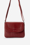 2034S Real Leather Women's Crossbody Bag Ök.Bordo