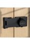Combination lock cabinet interior keyless for drawers/fridge.