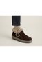 Genuine Leather Fur Buckle Strap Boots Women's Shoes