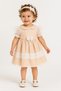Lace Detail Special Design Baby Girl Children's Evening Dress Hair Band Mevlüt Birthday Set 7029 - 2