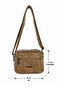 Women's Cross Strap Imported Leather Daily Travel Stylish Bag - 5