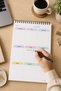 Weekly Planner |   Agenda |   Laminated Cardboard Cover |   A5 Size - 2