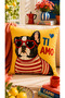 4-Piece Decorative Throw Pillow Cover 43X43 cm Suede Fabric Pop Art Patterned (Double-Sided Printed) - 5