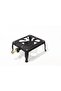 Cast Iron Stove GB-01 Heavy Duty Single Burner Portable Cooking Stove, Durable Iron Body, Strong Pan Support, Compact Design, Manual Control, Ideal for Home Kitchen, Outdoor Cooking, Camp - 4