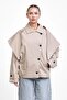 Women's Oversize Double Premium Trench Coat Jacket - 2