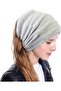 Women's acrylic scarves 2pc black/gray fluffy soft warm. - 3