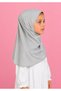 Girls’ Pink Khimar Hijab – Modest Islamic Head Covering for Girls, Full-Coverage Muslim Hijab - 2
