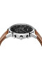 Men's Stainless Steel Watch, Tan Leather Band | Tr43ss - 3