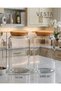 9 Pieces of Airtight Natural Bamboo Glass Jars with Lids - Set of 9 Multi-Purpose Jars - 1420 ml - 4