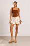 Textured Fabric Balloon Shorts - 2