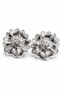 Medium Size Metal Flower Earrings - 2