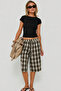 Layered Crew Neck Black Blouse - 5