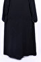 Elegant Black Beaded Line Abaya with Matching Hijab - 5