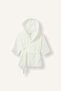 Hooded Belted Muslin Kaftan for Baby Girl H1831A526Hs