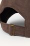 Men's Text Embroidered Suede Cap Hat D5484Ax26Wn - 6