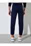 Girls Navy Blue Full Length Leggings - 4