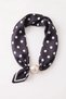 Women's Magnetic Scarf Accessory Noir Dot Black – for Hair, Bag, and Hat Use, Stylish Design - 6