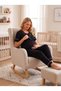 New Season Black Polka Dot Design Short Sleeve Maternity Pajama Set with Easy Breastfeeding Feature