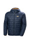 Men's Lifaloft Padded Hooded Navy Blue Coat - 2