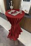Dertsiz Tied Bistro Tablecloth - Wedding Event Organization Hotel Restaurant Cocktail Table Cover - 5