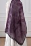 Antique Floral Patterned Soft Shawl Lavender - 2