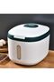 Rice Storage Container - Food Containers with Lids Airtight, Container, Pantry for Grains, Beans, Sn - 2