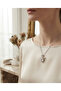 316L Steel Chain Silver Color Swan Model Necklace - 2