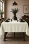 1. Premium Duck Fabric Living Room and Dining Table Cover – Liquid-Resistant, Stain-Proof, Washable - 6