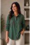 Sofia Linen-Blend Shirt with Stone and Pearl Details