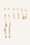 Women's 6-Piece Multi-Design Dangle Earring Set I1378Axns