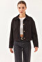 Women's Embroidered Black Jacket - 3