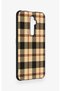 Oppo Reno 2Z Compatible Cream Plaid Patterned Silicone Case - 3