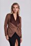 Suede Jacket with Side Accessory Detail - 3