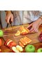 Small Glass Cutting Board,Clear Tempered Glass for Kitchen 1 Pcs (8"x12"),with Rubber Feet,Non-Slip,Durable Shatter Resistant,Dishwasher Safe,Scratch Resistant,Heat Resistant - 7